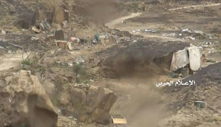 صور من عملية اقتحام مواقع لمرتزقة الجيش السعودي في مجازة بمحور #عسير 7