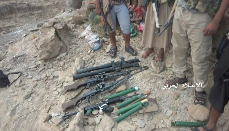 صور من عملية اقتحام مواقع لمرتزقة الجيش السعودي في مجازة بمحور #عسير 9