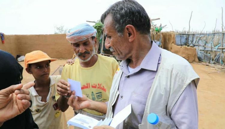 حجة تدشين توزيع 213 الف ناموسية بمديريتي عبس وكشر ومخيمات النزوح. 3