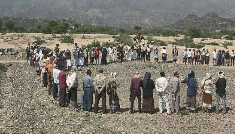 وقفة لأبناء مديرية صبر الموادم1
