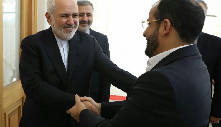 لقاء رئيس الوفد الوطني محمد عبدالسلام بوزير الخارجية الإيراني محمد جواد ظريف ظهر اليوم في العاصمة الإيرانية طهران 26-10-20195